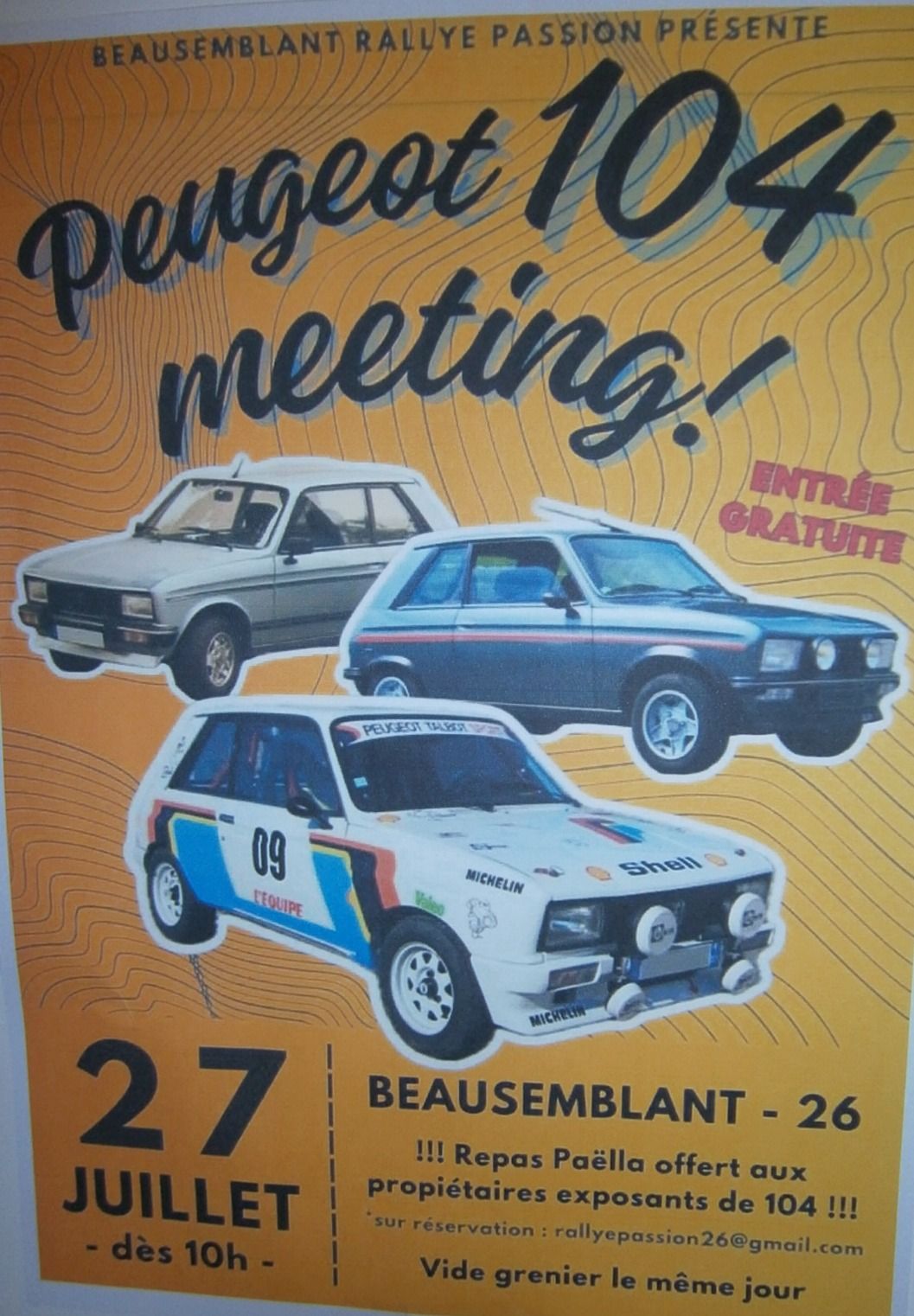 Rassemblement à BEAUSEMBLANT dans la Drome (26)