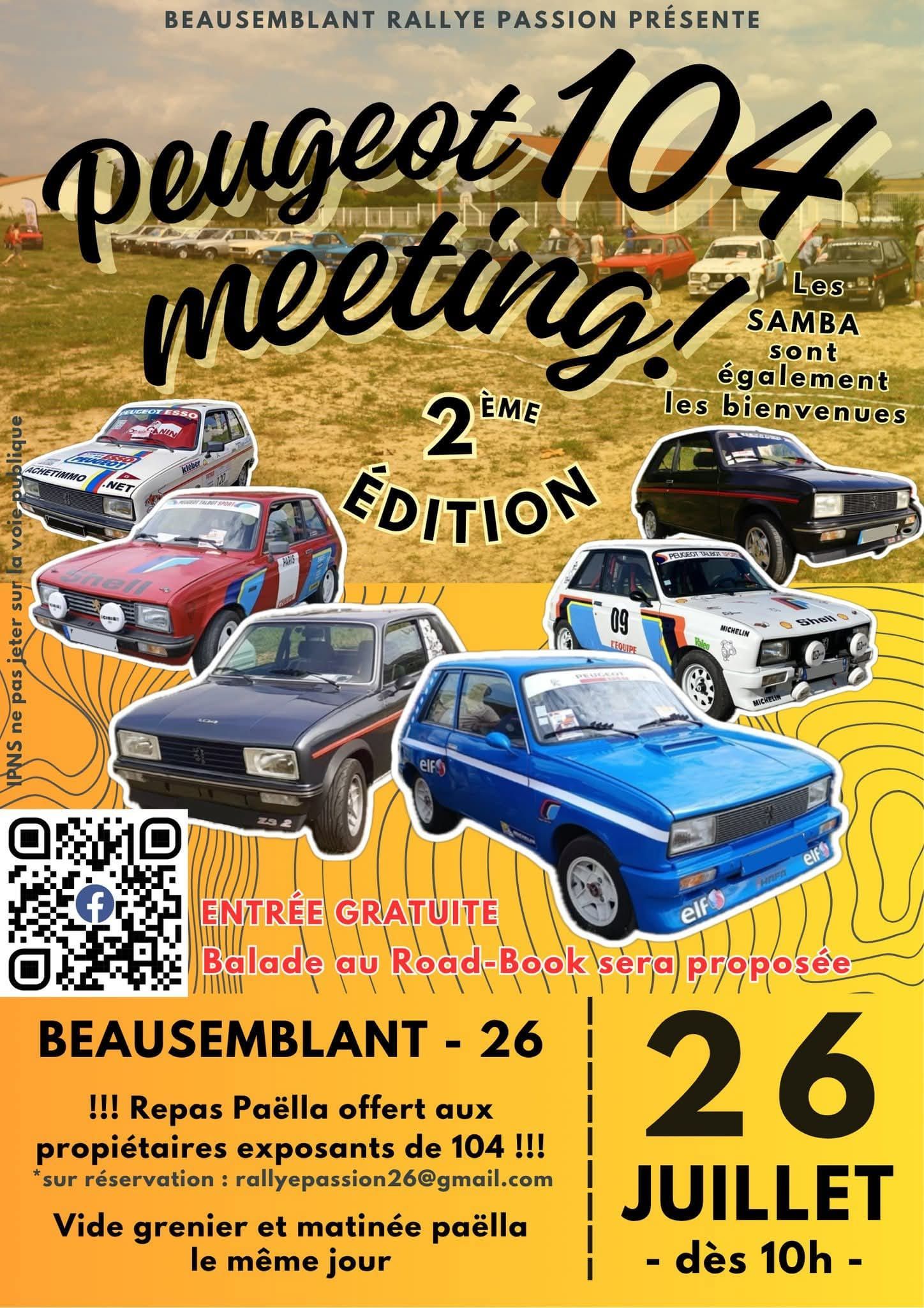 PEUGEOT 104 MEETING !